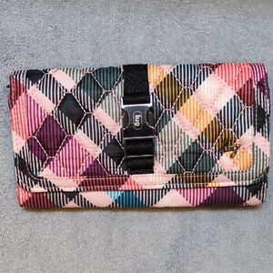 Lug Throttle RFID Wallet - Plaid Pink - NWT